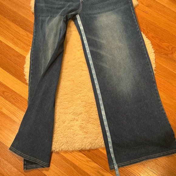 Halara wide leg flex denim jeans - Picture 12 of 13
